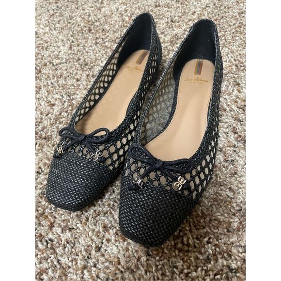 Brand New Sam Edelman May Women’s Size 7 Black Crotched Ballet Flats - Picture 1 of 8